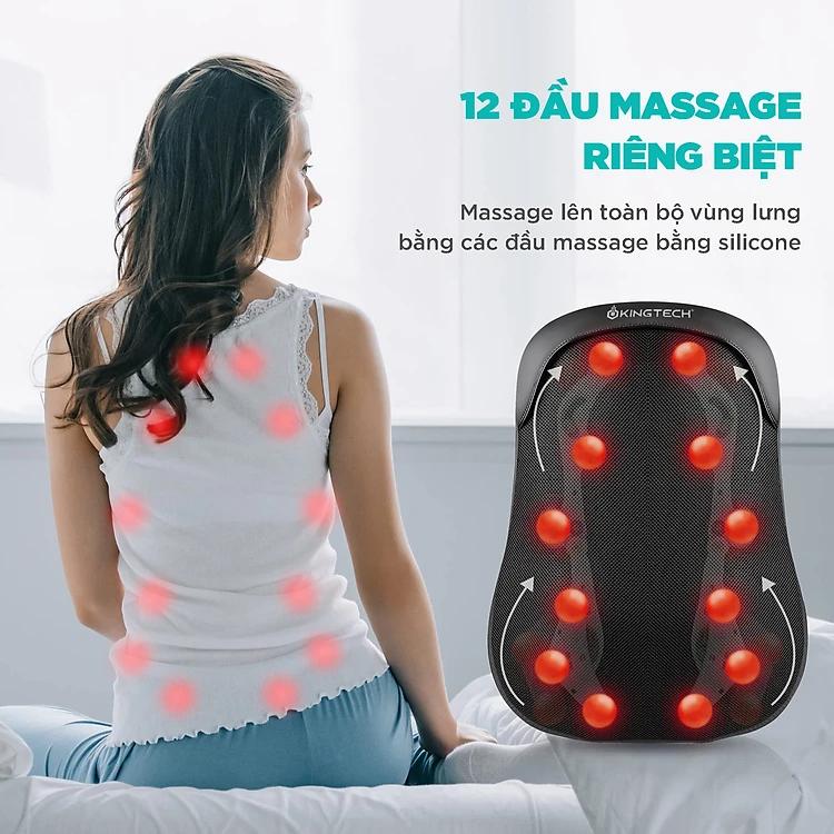 Đệm Ghế Massage Lưng Cao Cấp KingTech KC-300