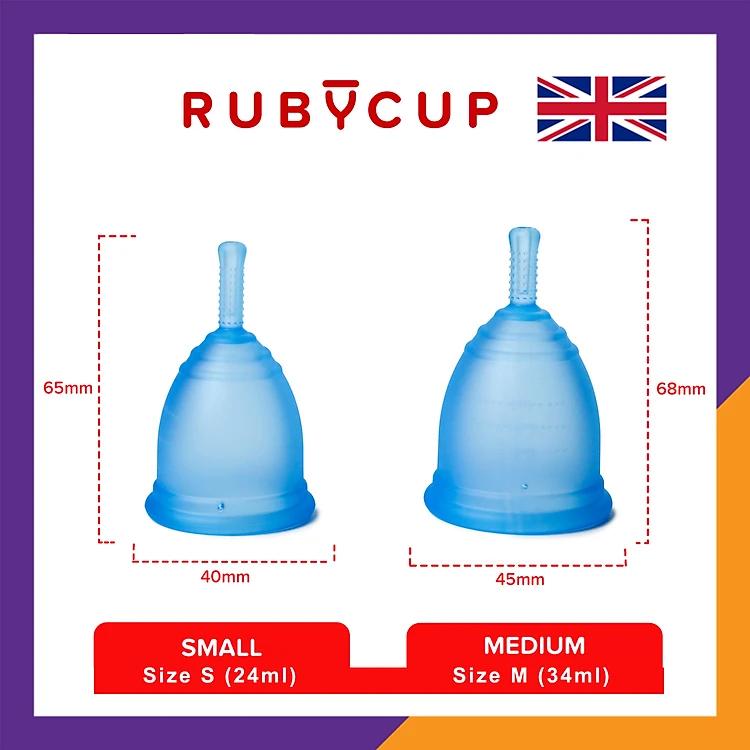 Cốc Nguyệt San Ruby Cup Anh Màu Xanh Ruby Cup Blue