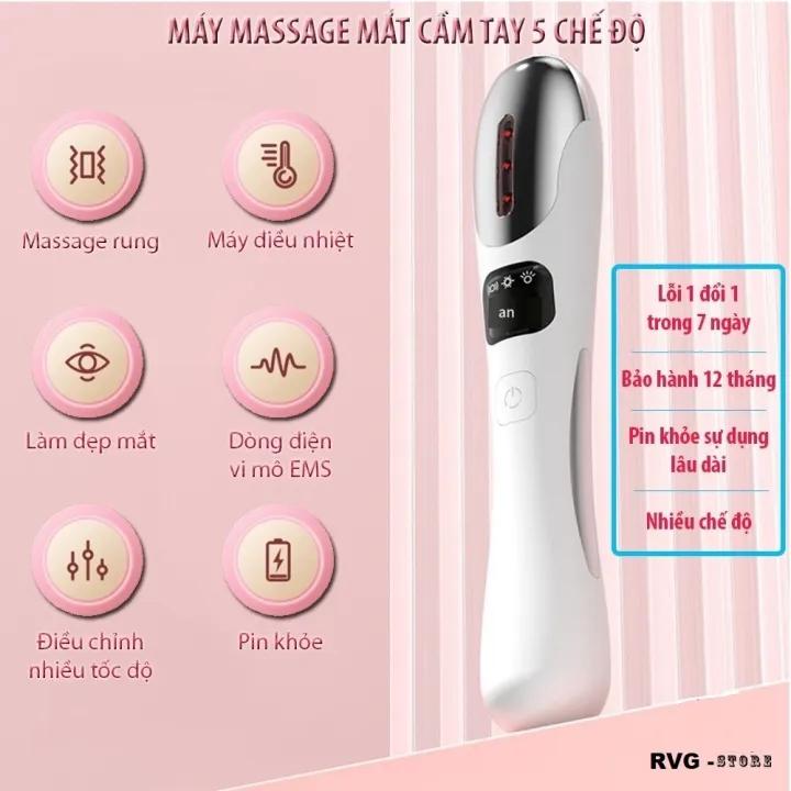 Máy Massage mắt cầm tay đa năng, 5 Chế Độ Cao Cấp, giúp Thư giản Mắt