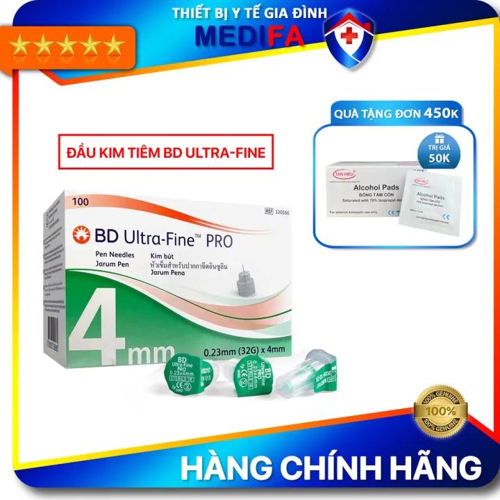 Hộp 100 Đầu Kim tiêm tiểu đường BD ULTRA - FINE PLUS (PEN NEEDLES)
