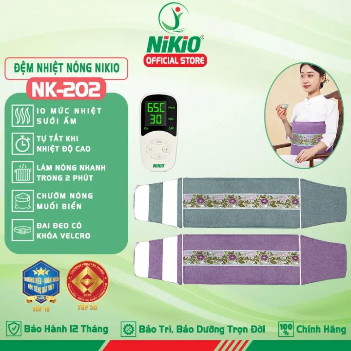 Túi chườm nóng muối biển Nikio NK-202 có dây đai cố định cao cấp