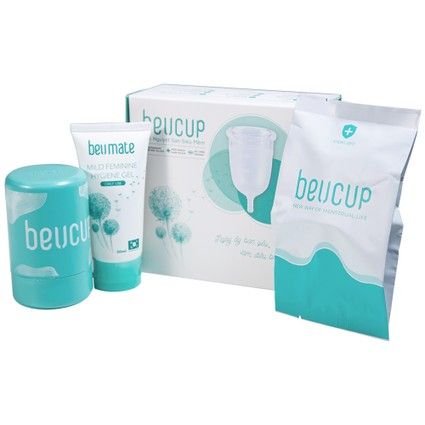 Cốc nguyệt san Beu Cup 45x65mm siêu mềm, kiểm soát mùi hôi, hạn chế viêm nhiễm
