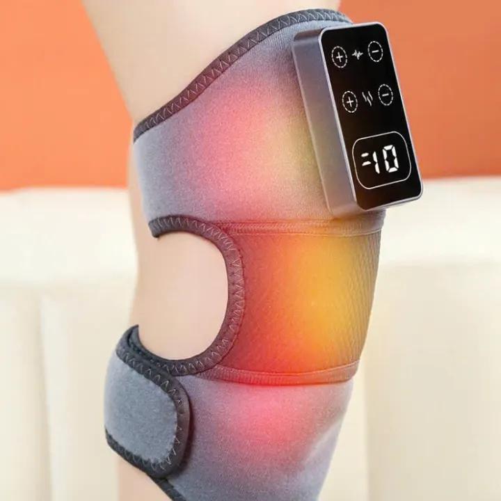 Máy Massage Đầu Gối Không Dây Làm Nóng Bằng Nhiệt Hồng Ngoại - Điều Khiển Bằng Màn Hình LCD 5 Chế Độ Nhiệt 3 Cấp Độ Rung