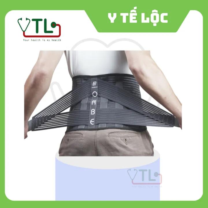 Đai thắt lưng cao cấp hỗ trợ cột sống ORBE OLUMBA cho người đau lưng thoát vị đĩa đệm thoái hóa đốt sống