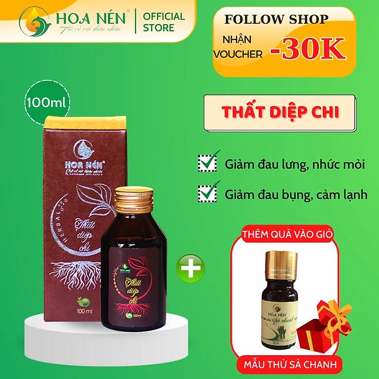 Tinh dầu xoa bóp Thất Diệp Chi - Hoa Nén - Giảm đau lưng, nhức mỏi, bầm tím - 100ml