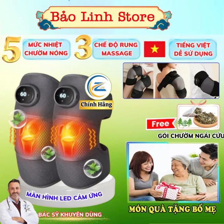 Máy Massage Đầu Gối, Đai Massage Cao Cấp Hỗ Trợ Giảm Đau Nhức Khớp Gối, Bả Vai, Cánh Tay, Nhiệt Hồng Ngoại