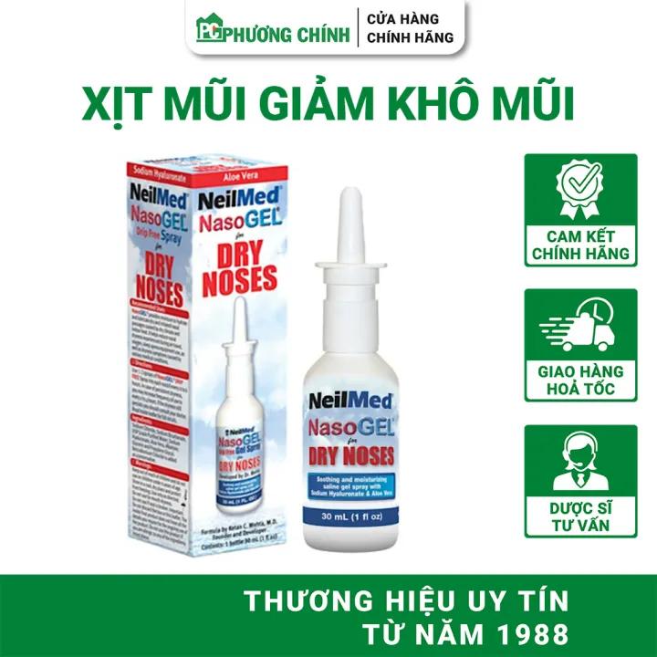 Xịt Mũi Neilmed NasoGel For Dry Noses Giúp Làm Ẩm, Làm Dịu Mũi, Giảm Khô Mũi 30ml