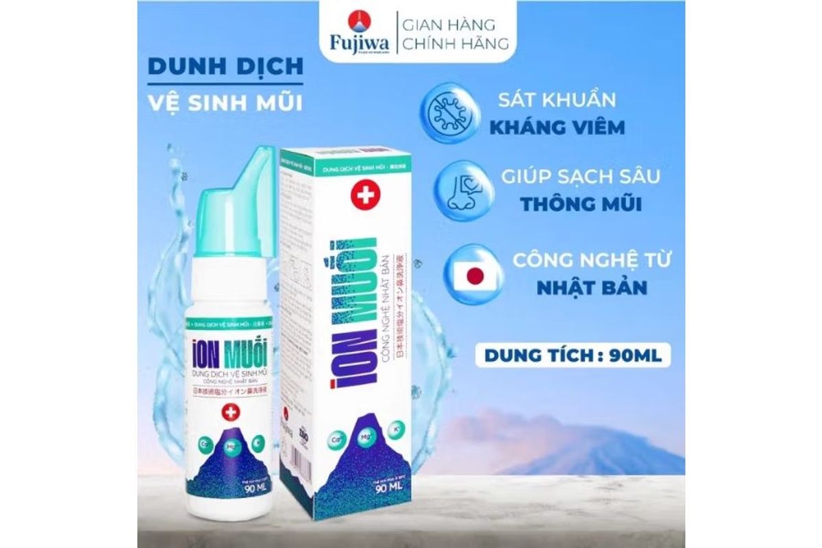 Xịt Mũi Ion Muối Là Gì?
