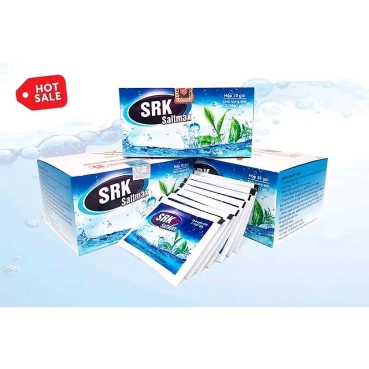 Muối rửa mũi SRK Saltmax hộp 30 gói hỗ trợ làm sạch bảo vệ xoang mũi
