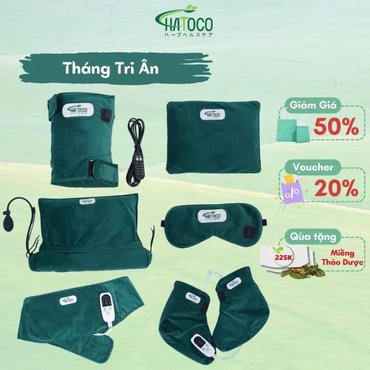 Túi Chườm Thảo Dược Hatoco Đa Năng, Đai Thảo Dược Chườm Mắt, Vai Gáy, Body, Lưng Bụng, Chân Khớp Gối, Khuỷu Tay