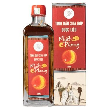 Tinh dầu xoa bóp dược liệu Nhất Phong 50ml giảm đau nhức xương khớp, mỏi cơ bắp, làm ấm cơ thể