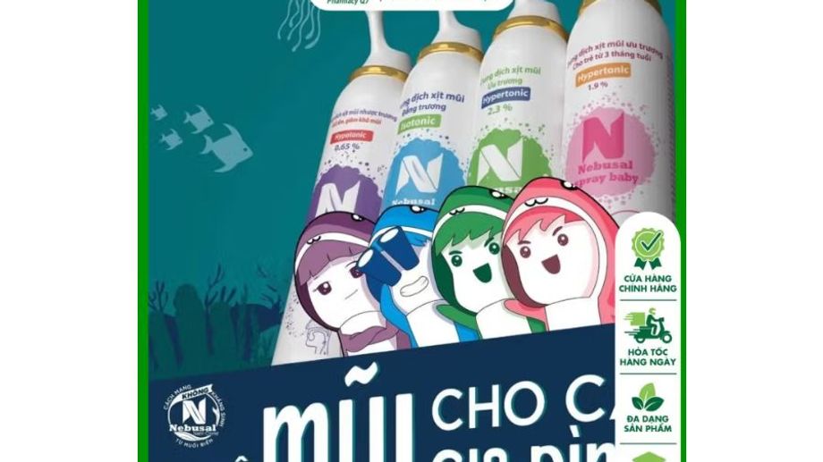 Xịt vệ sinh mũi – Giải pháp chăm sóc mũi họng an toàn và hiệu quả cho cả gia đình