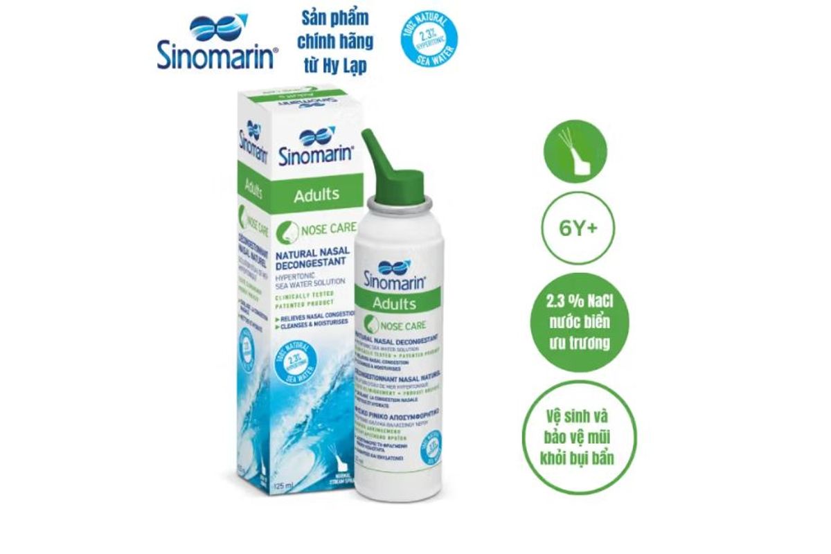 Thành phần và cơ chế hoạt động của xịt mũi Sinomarin