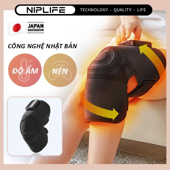 Máy mát xa đầu gối NIPLLIFE, Máy mát xa đầu gối, Giảm đau đầu gối, Rung tần số cao, Làm nóng hồng ngoại