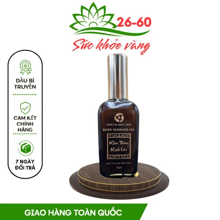 Tinh Dầu Xoa Bóp Dược Liệu Trị Liệu Mát Xa Xương Khớp - Diện Chẩn