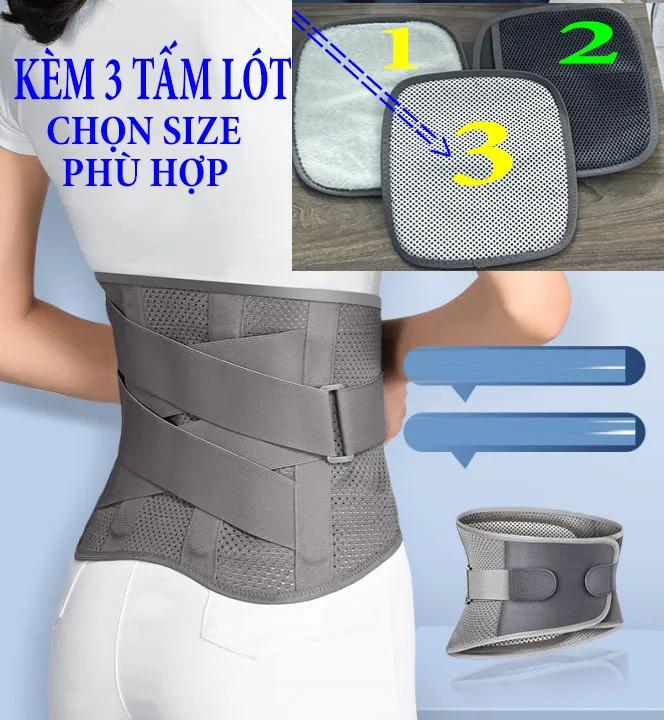  Đai thắt lưng hỗ trợ cột sống -Đai cho người đau lưng, thoát vị đĩa đệm thoái hóa đốt sống