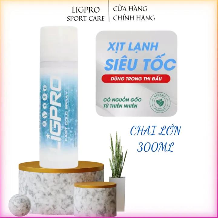 Xịt lạnh giảm đau siêu tốc thảo dược LIGPROCHAI LỚN 300ml Sơ cứu thể thao chấn thương hiệu quả