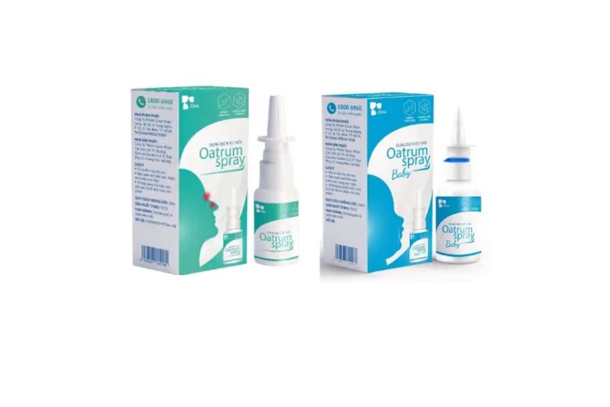 Các loại dung dịch xịt mũi phổ biến