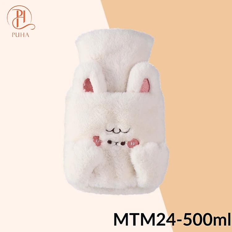 Túi chườm nóng lạnh đa năng PUHA 500ml, túi chườm bụng kinh giảm đau cho nữ, món quà ý nghĩa tặng bạn gái