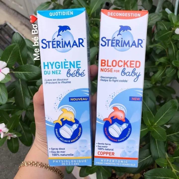 Xịt mũi cá heo Sterimar Pháp 100ml