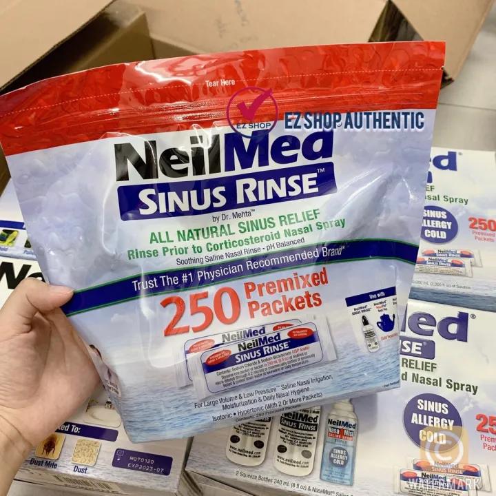 [ Tách lẻ 100 GÓI ] MUỐI RỬA MŨI NEILMED CHÍNH HÃNG MỸ - HÀNG TÁCH LẺ