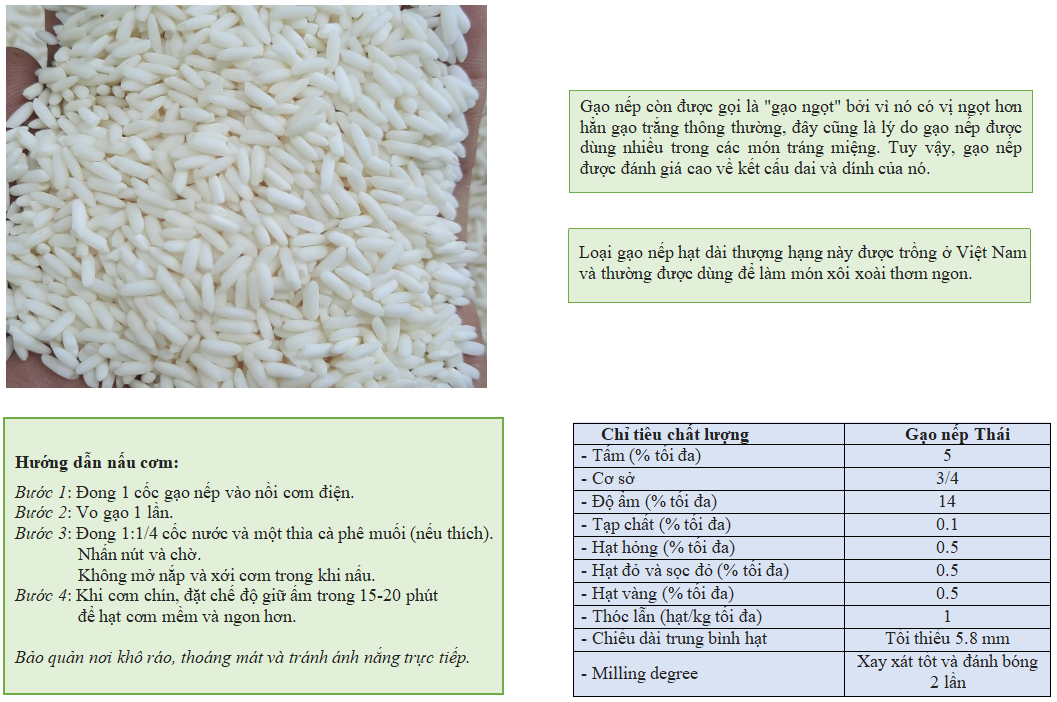 GLUTIONOUS RICE - THAI SEED