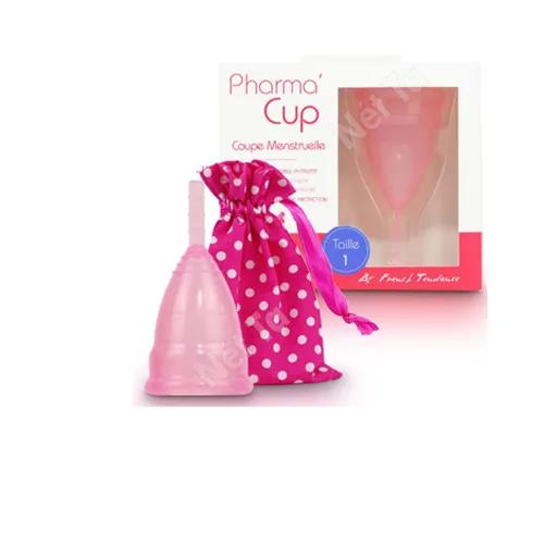 Cốc nguyệt san Pharma Cup cho người sinh mổ size 1 màu Trắng|Hồng