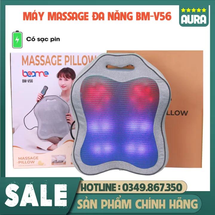 Máy massage lưng cổ vai gáy, máy massage hồng ngoại 4D giảm căng thẳng BEAME BM-V56