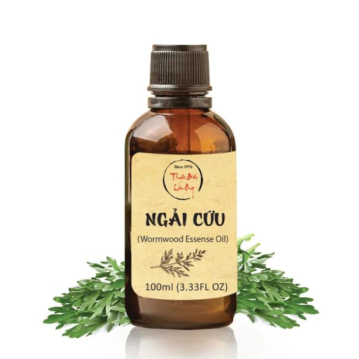 Tinh dầu Ngải Cứu 100ml, giảm đau bụng kinh, xoa bóp cổ vai gáy, cánh tay nhức mỏi, ngừa ho, cảm cúm