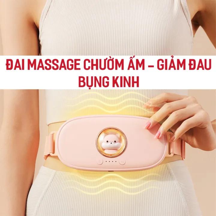 Máy massage đau bụng kinh M28, giảm đau bụng cho phụ nữ đến kì, chườm nóng, hỗ trợ chăm sóc sức khỏe, quà xịn tặng vợ, Bảo hành 12 tháng