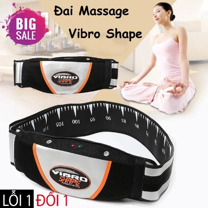 Máy massage Bụng Vibro Shape đai massage tập bụng giảm mỡ bụng