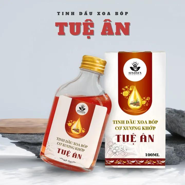 Tinh dầu nóng xoa bóp xương khớp Tuệ Ân massage giảm đau cổ vai gáy và vùng cơ nhức mỏi