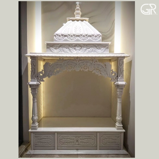 Natural Marble Mandir For House
