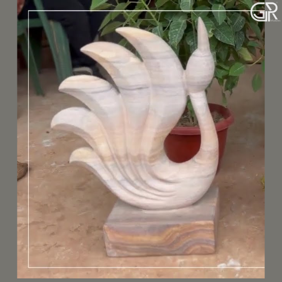 Outdoor Sandstone Sculpture For Landscape Design