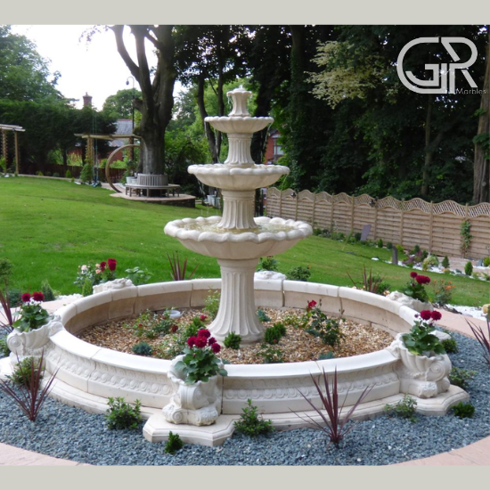 Handcrafted Marble Fountain