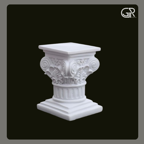 Marble Pedestal For Balcony And Terrace Decor