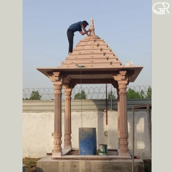 Beige Color Sandstone Temple