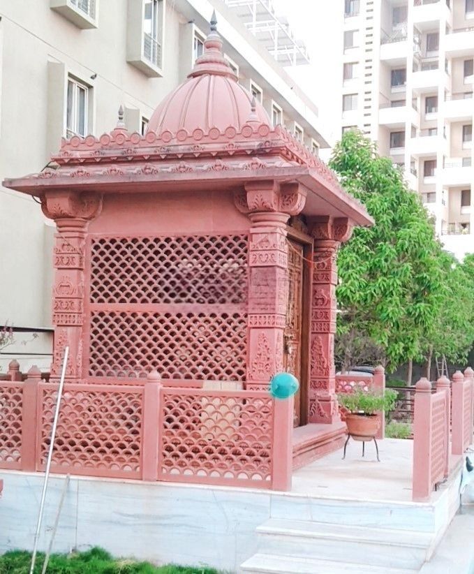 Sandstone Chhatri With Jali