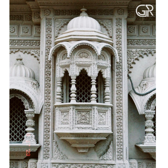 Carved Marble Jharokha