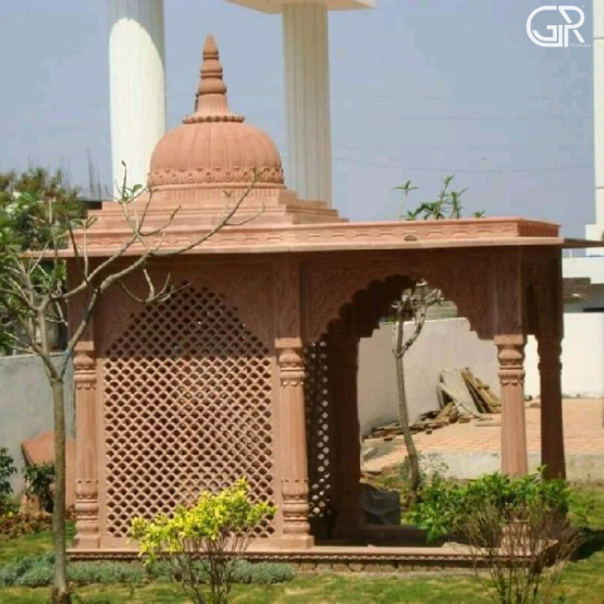 Custom Made Sandstone Chhatri For Villas