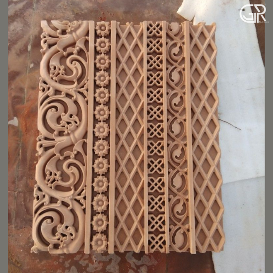 Carved Sandstone Panel For Luxury Interior
