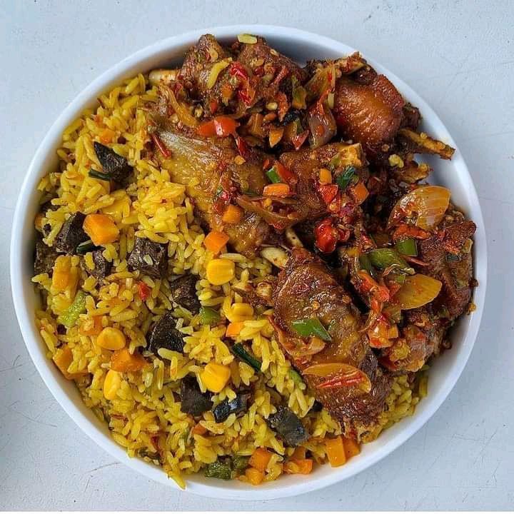 Fried rice & chicken