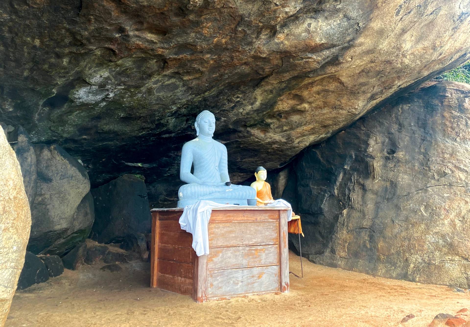 Crocodile Rock Shrine - Arugam Bay by Bruce Sutherland