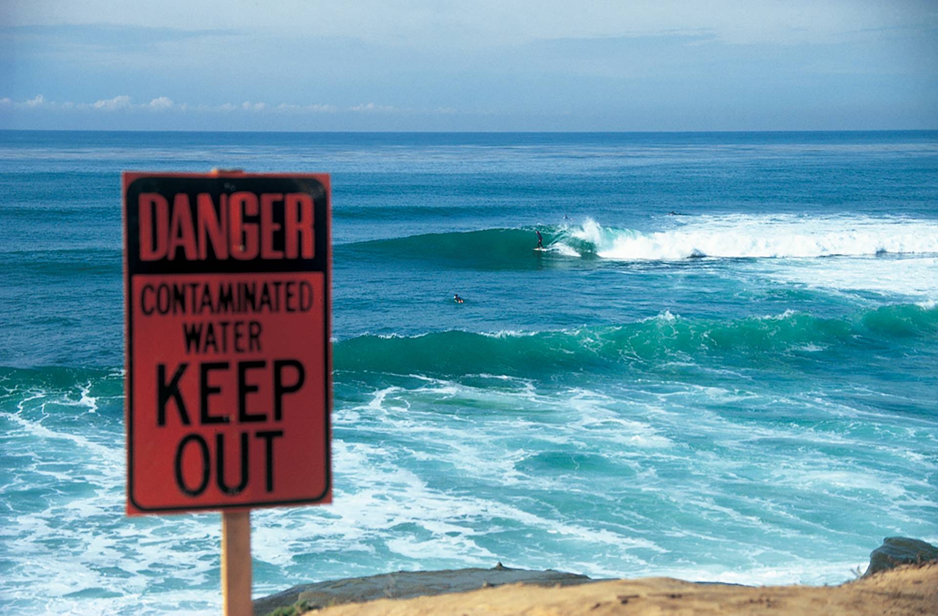 San Diego's Beaches Get Badly Polluted After Rains by Don Balch