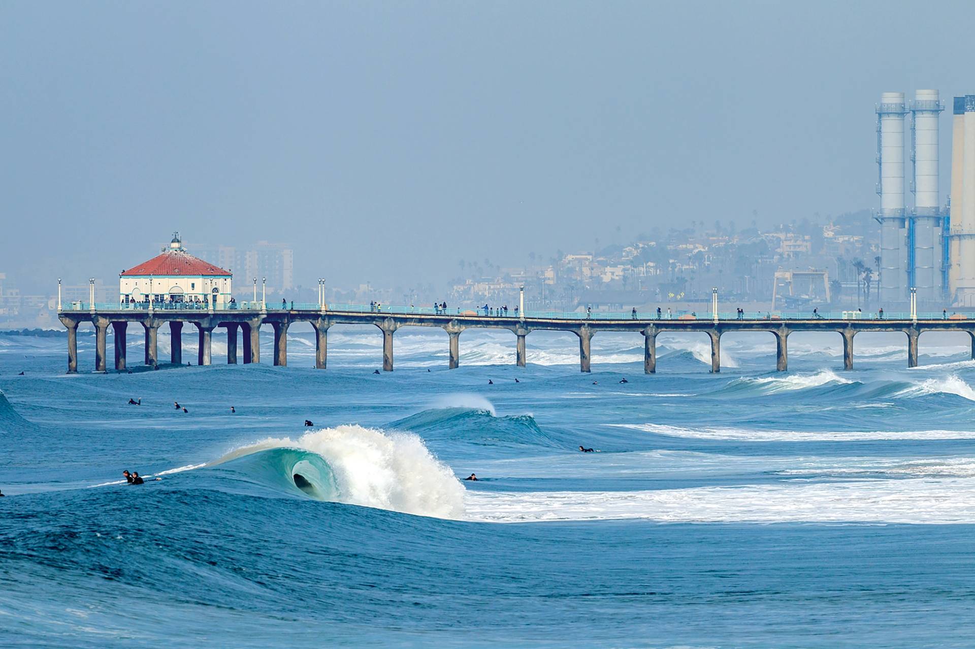 Hermosa City Beach/Hermosa Municipal Pier by Jeremiah Klein