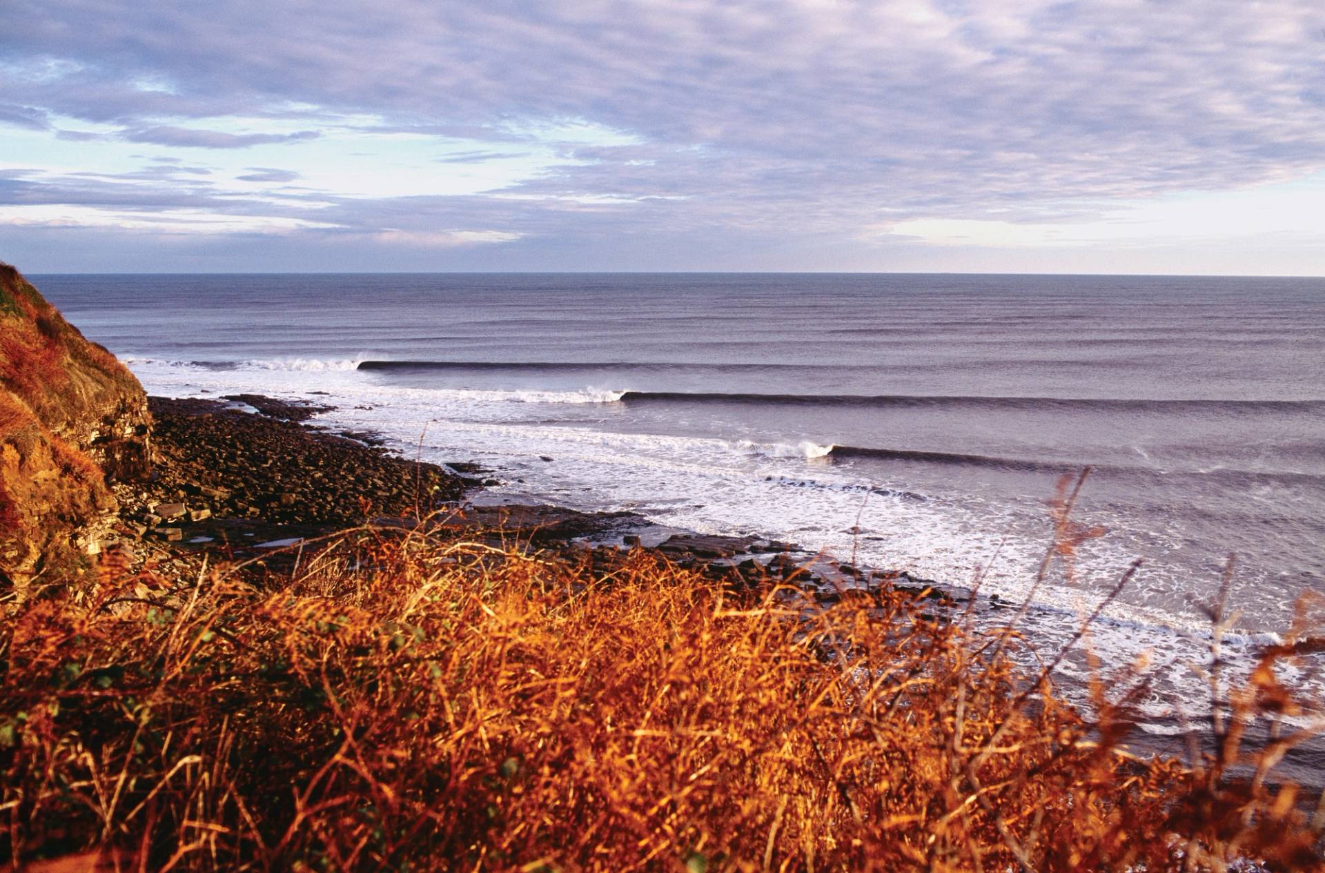 Cayton Bay - Point by Al Mackinnon