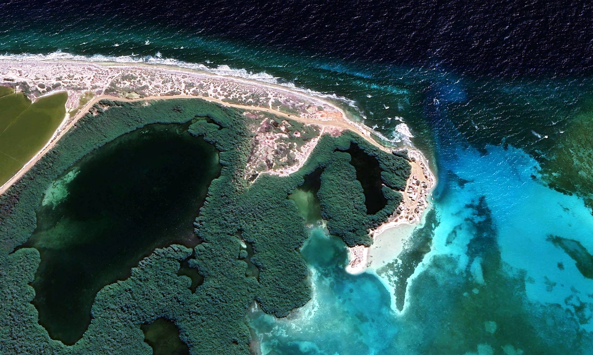 Bonaire by Google Earth