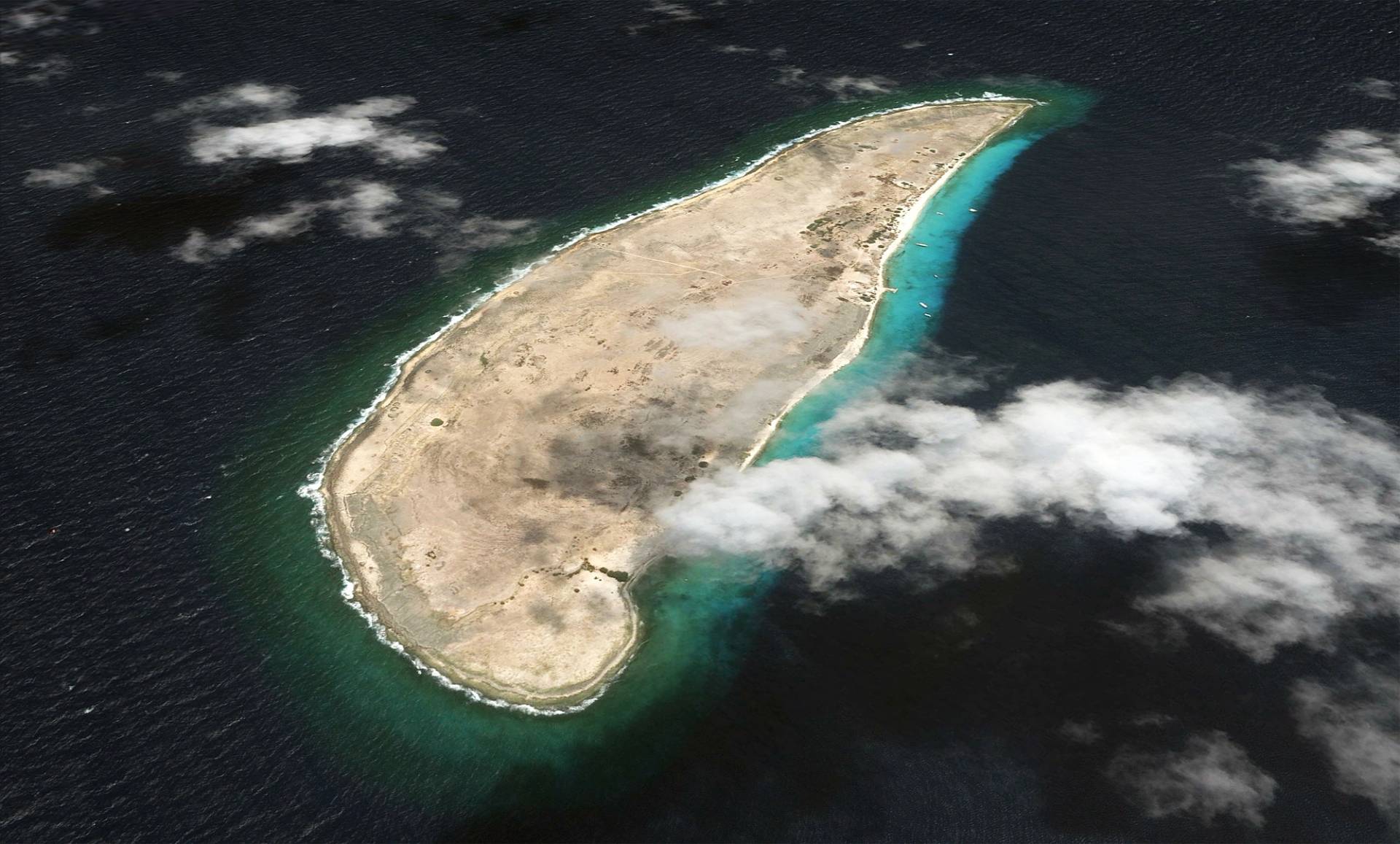 Klein Island, Curaçao by Google Earth