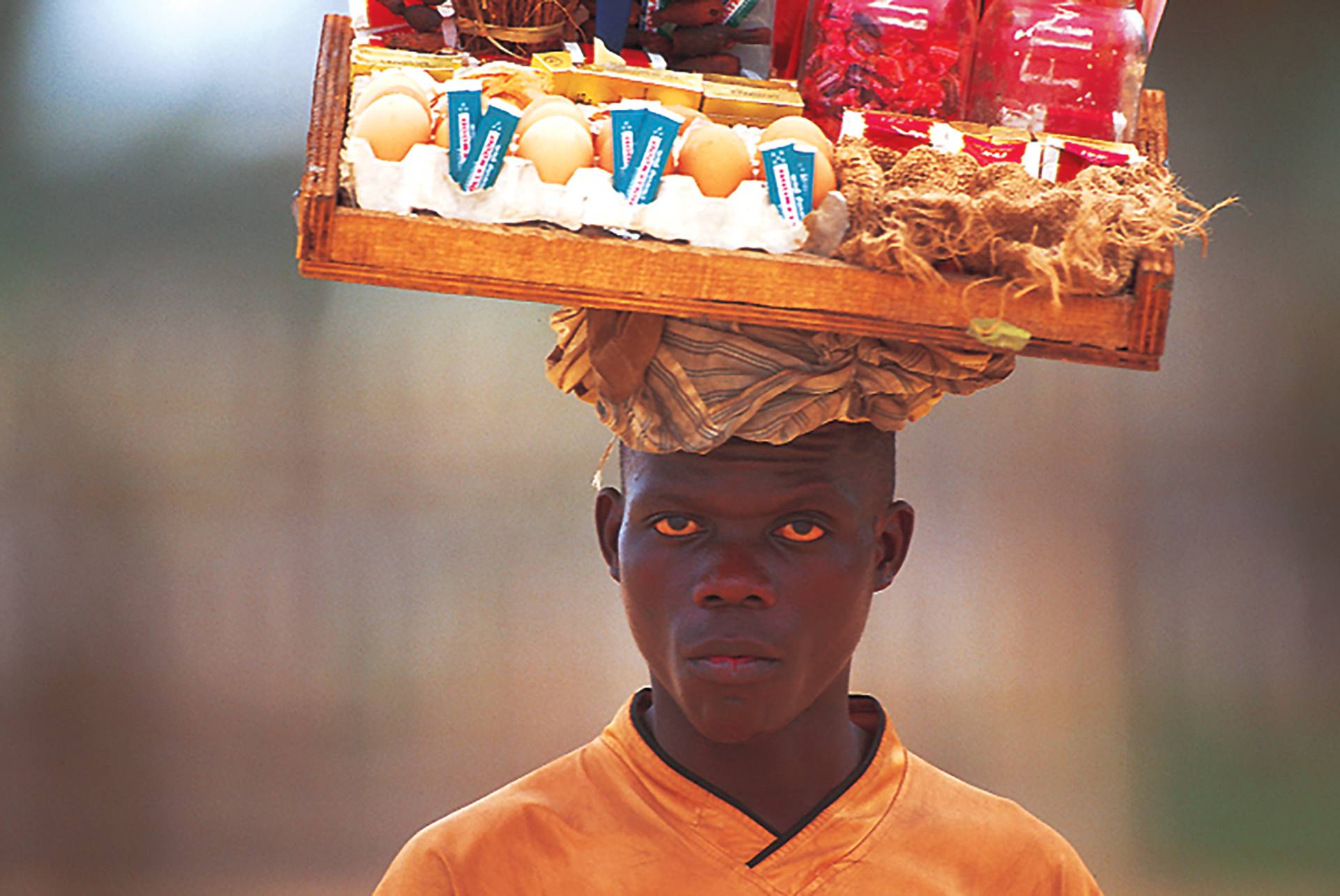 Beach Vendor  by Stephane Mira