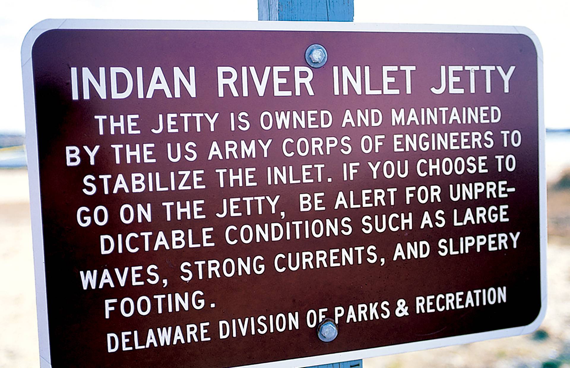 Indian River Sign by Paul Kennedy